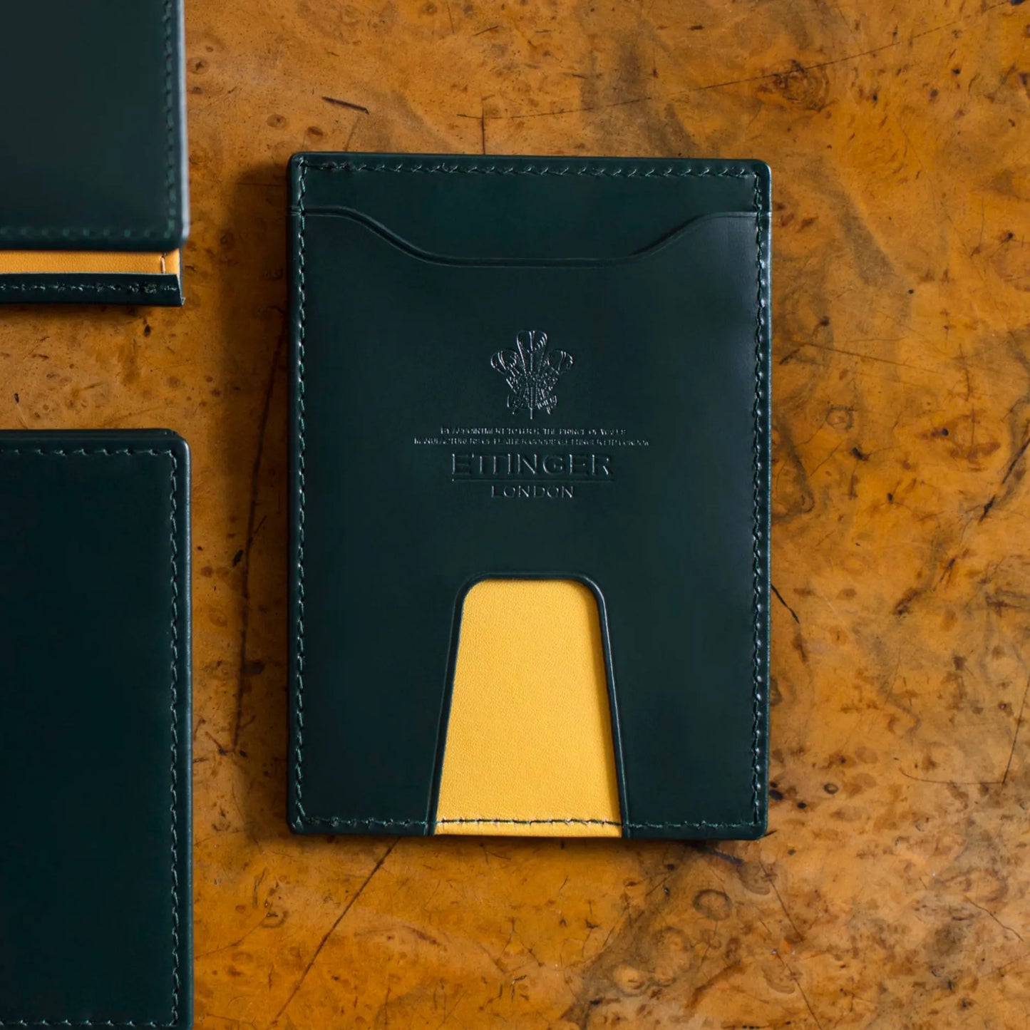 Heritage Bridle Hide Double Travel Pass Holder