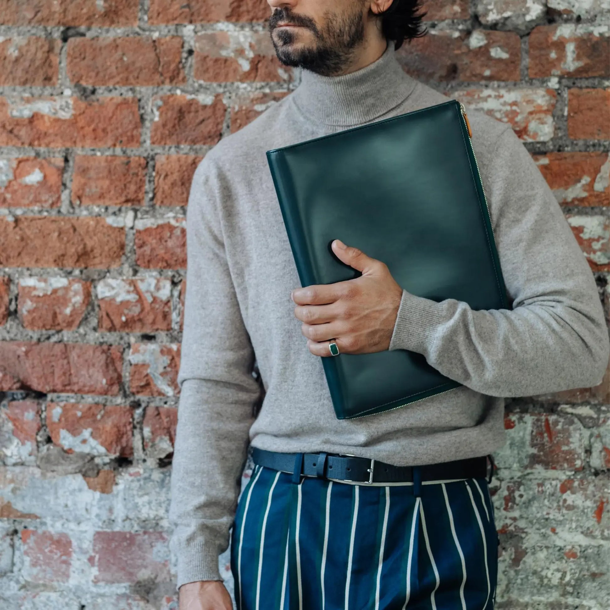 Green/London Tan
