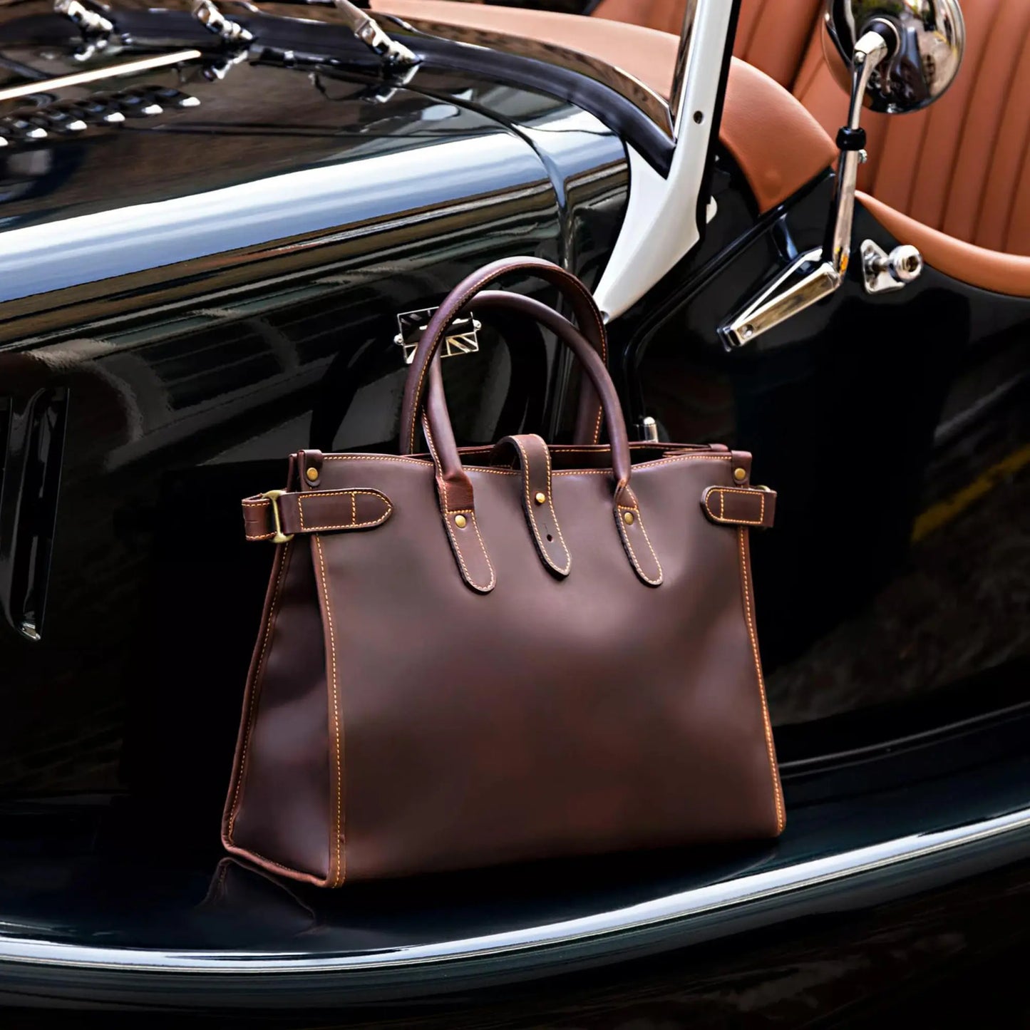 Chelsea slouchy leather tote online